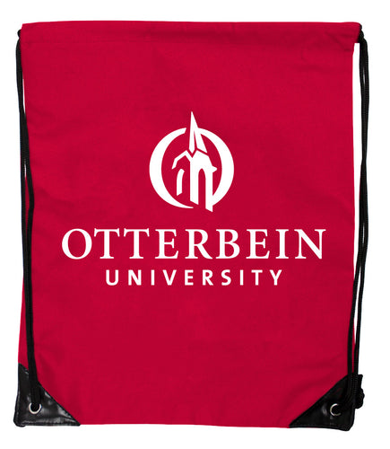 Otterbein University Officially Licensed Drawstring Backpack - Lightweight Cinch Bag with Team Logo 