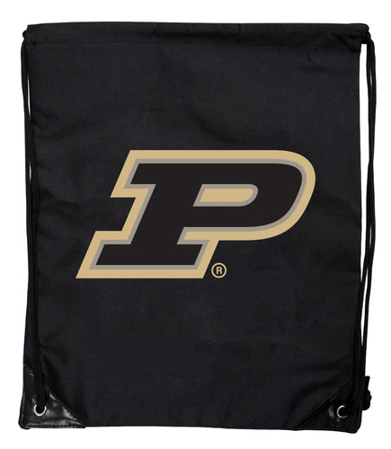 Purdue Boilermakers Officially Licensed Drawstring Backpack - Lightweight Cinch Bag with Team Logo 
