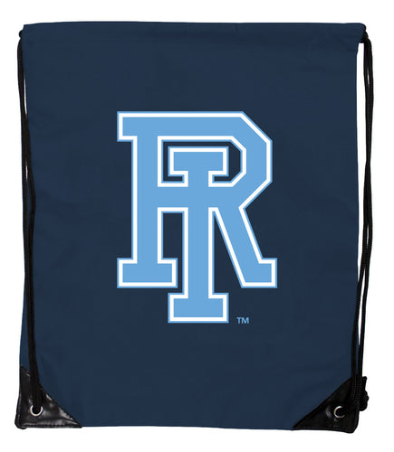 Rhode Island University Officially Licensed Drawstring Backpack - Lightweight Cinch Bag with Team Logo 