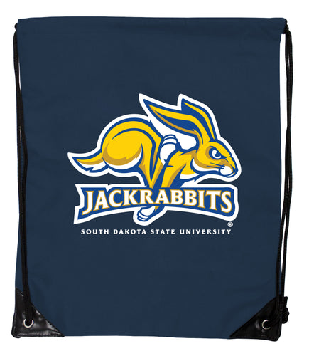 South Dakota State Jackrabbits Officially Licensed Drawstring Backpack - Lightweight Cinch Bag with Team Logo 