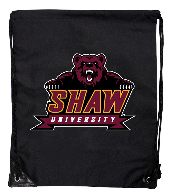 Shaw University Officially Licensed Drawstring Backpack - Lightweight Cinch Bag with Team Logo