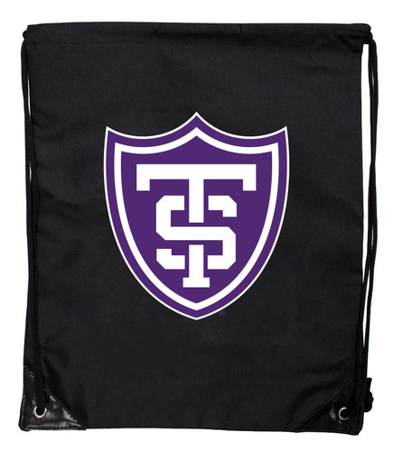 University of St. Thomas Officially Licensed Drawstring Backpack - Lightweight Cinch Bag with Team Logo 