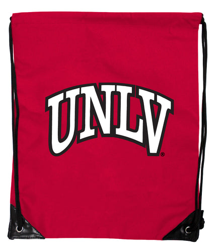 UNLV Rebels Officially Licensed Drawstring Backpack - Lightweight Cinch Bag with Team Logo 