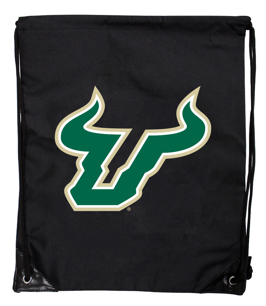 South Florida Bulls Officially Licensed Drawstring Backpack - Lightweight Cinch Bag with Team Logo 
