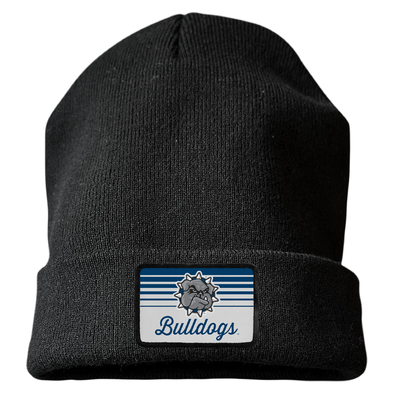 Southwestern Oklahoma State University Officially Licensed Unisex Beanie with Rectangle or Round Cloth Patch Black|Rectangle