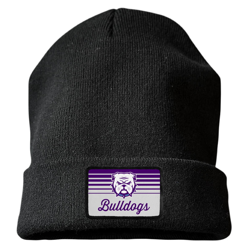 Truman State University Officially Licensed Unisex Beanie with Rectangle or Round Cloth Patch Black|Rectangle