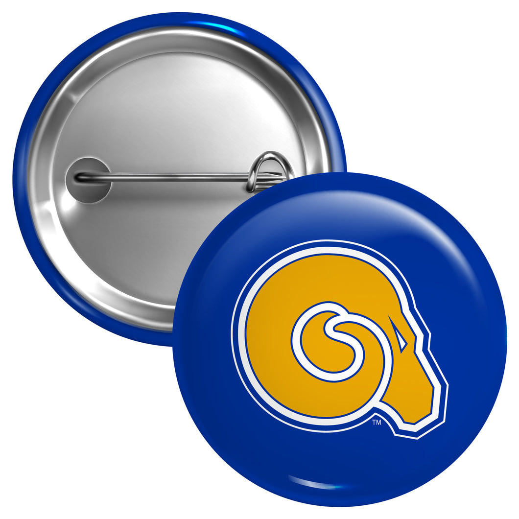 Albany State University Small 1-Inch Button Pin Officially Licensed Collegiate Product Small