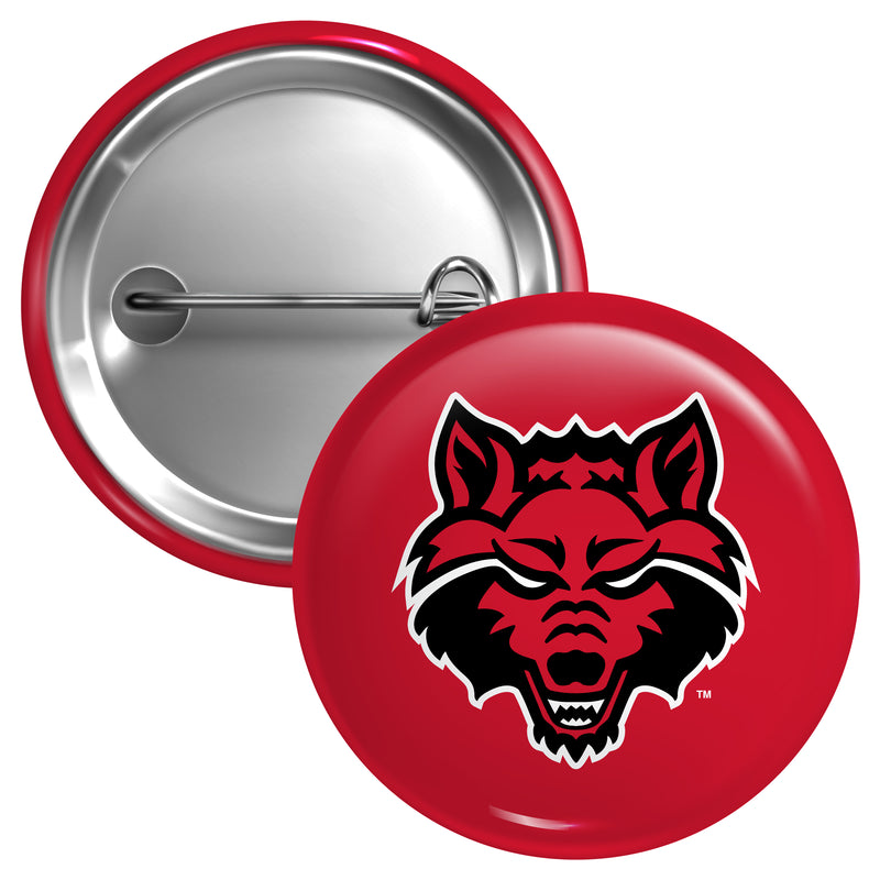 Arkansas State Medium 2-Inch Button Pin Officially Licensed Collegiate Product Medium