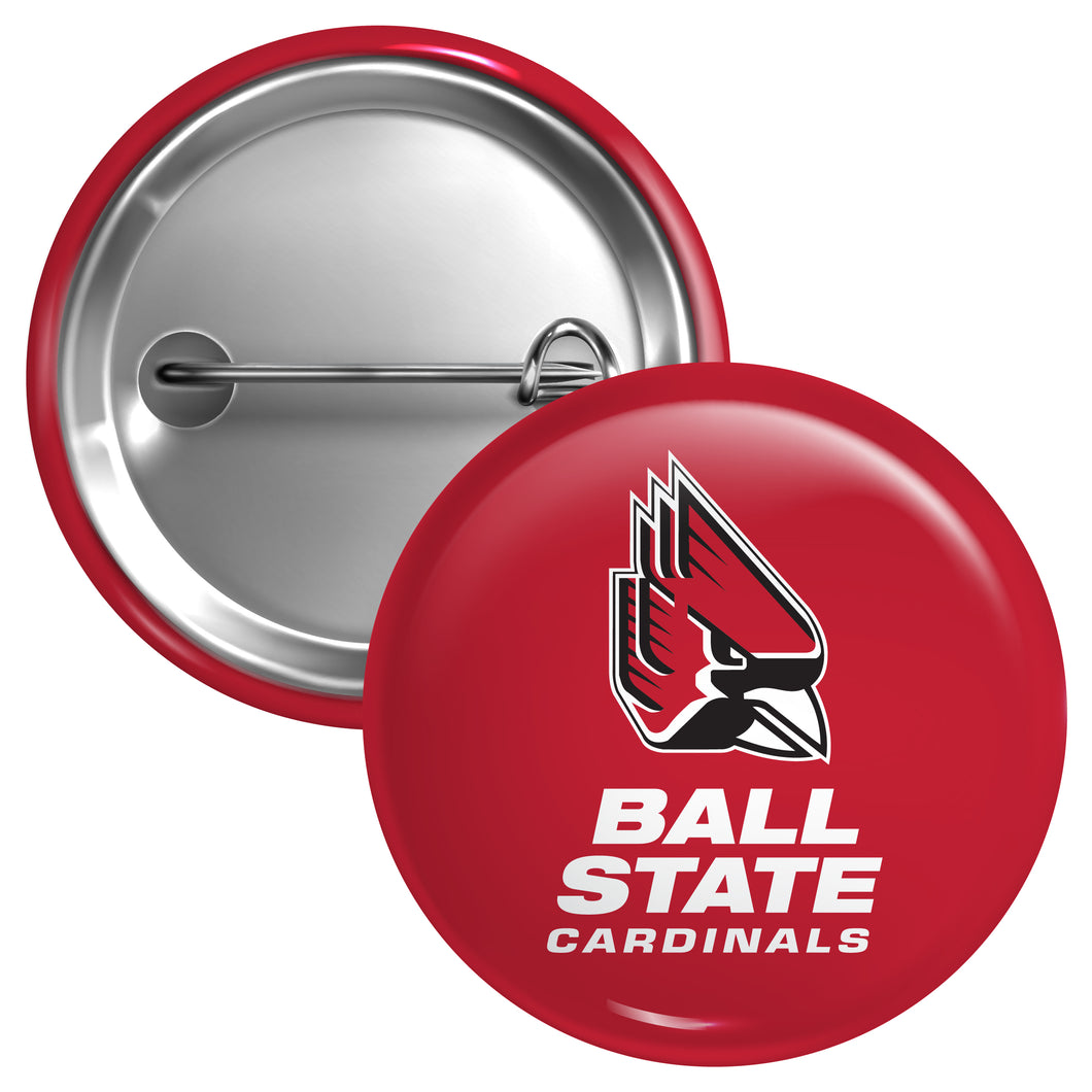 Ball State University Small 1-Inch Button Pin Officially Licensed Collegiate Product Small
