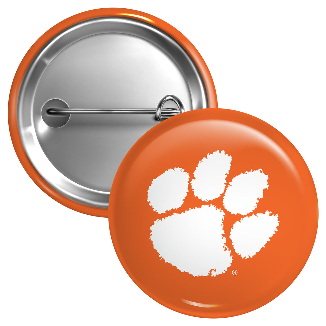 Clemson Tigers Small 1-Inch Button Pin Officially Licensed Collegiate Product Small
