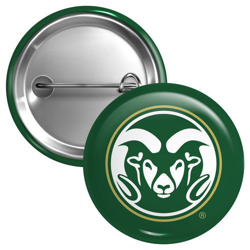 Colorado State Rams Large 3-Inch Button Pin Officially Licensed Collegiate Product Large
