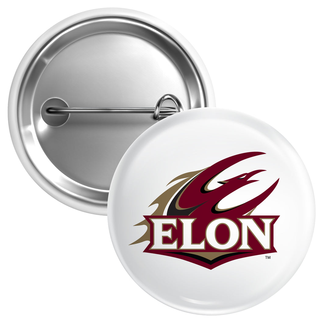 Elon University Large 3-Inch Button Pin Officially Licensed Collegiate Product Large