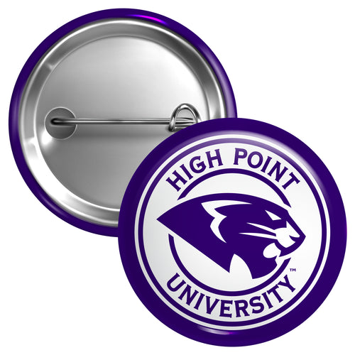 High Point University Small 1-Inch Button Pin Officially Licensed Collegiate Product Small