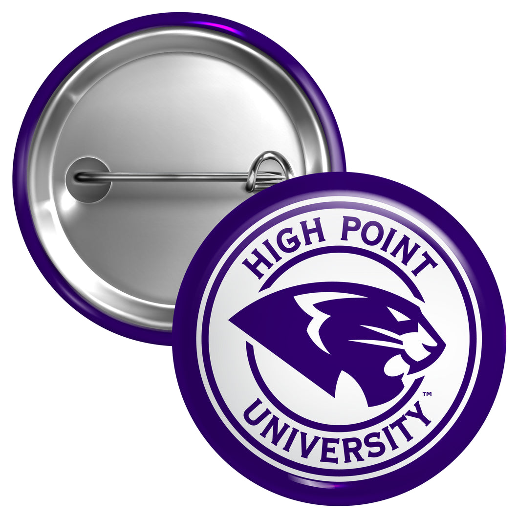 High Point University Small 1-Inch Button Pin Officially Licensed Collegiate Product Small