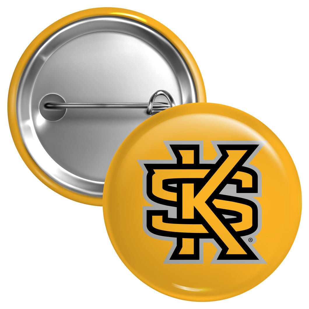 Kennesaw State University Large 3-Inch Button Pin Officially Licensed Collegiate Product Large