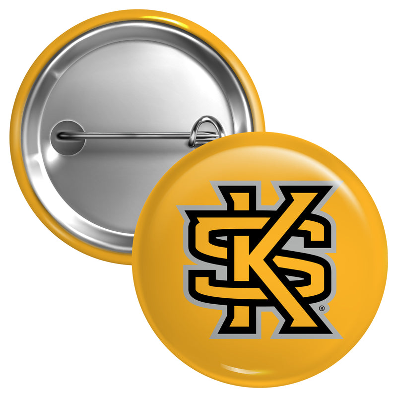 Kennesaw State University Large 3-Inch Button Pin Officially Licensed Collegiate Product Large