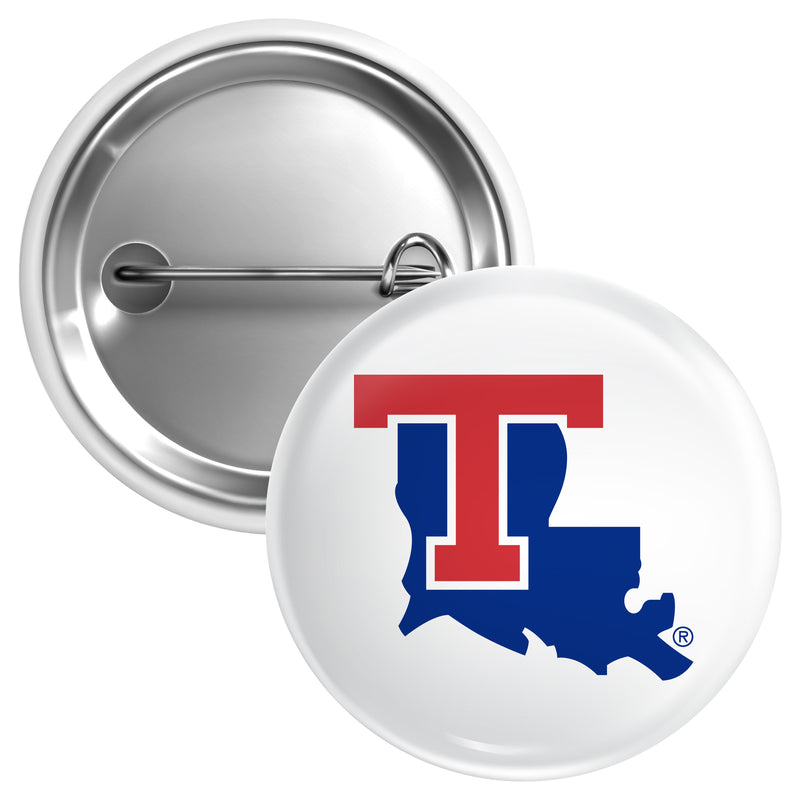 Louisiana Tech Bulldogs Small 1-Inch Button Pin Officially Licensed Collegiate Product Small