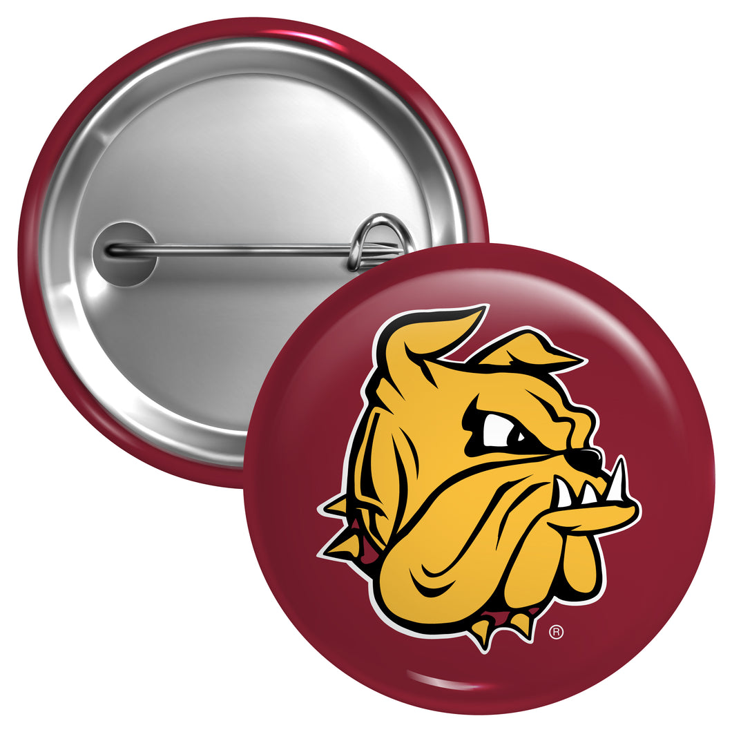 Minnesota Duluth Bulldogs Small 1-Inch Button Pin Officially Licensed Collegiate Product Small