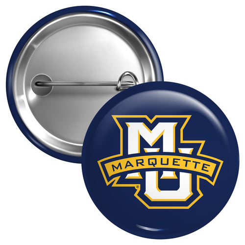 Marquette Golden Eagles Medium 2-Inch Button Pin Officially Licensed Collegiate Product Medium