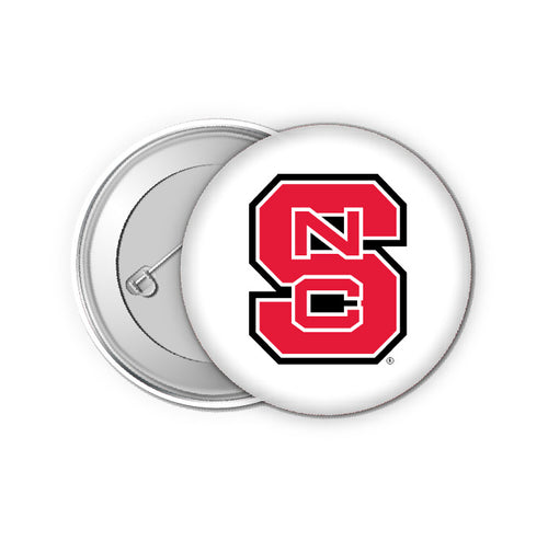 NC State Wolfpack Small 1-Inch Button Pin 4 Pack Officially Licensed Collegiate Product 