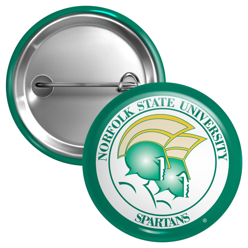 Norfolk State University Large 3-Inch Button Pin Officially Licensed Collegiate Product Large