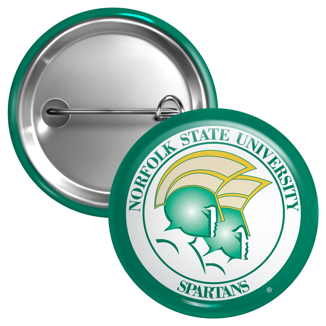 Norfolk State University Large 3-Inch Button Pin Officially Licensed Collegiate Product Large
