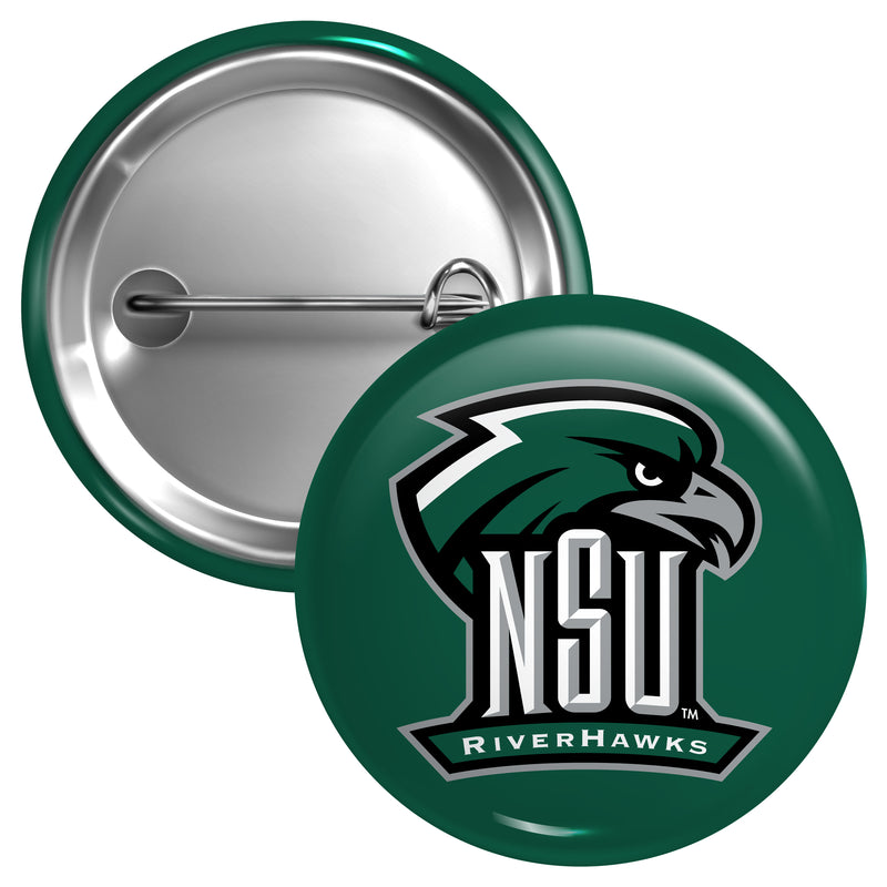 Northeastern State University Riverhawks Small 1-Inch Button Pin Officially Licensed Collegiate Product Small