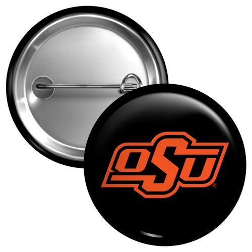 Oklahoma State Cowboys Large 3-Inch Button Pin Officially Licensed Collegiate Product Large