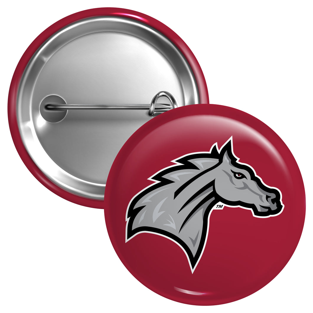 Rider University Broncs Small 1-Inch Button Pin Officially Licensed Collegiate Product Small