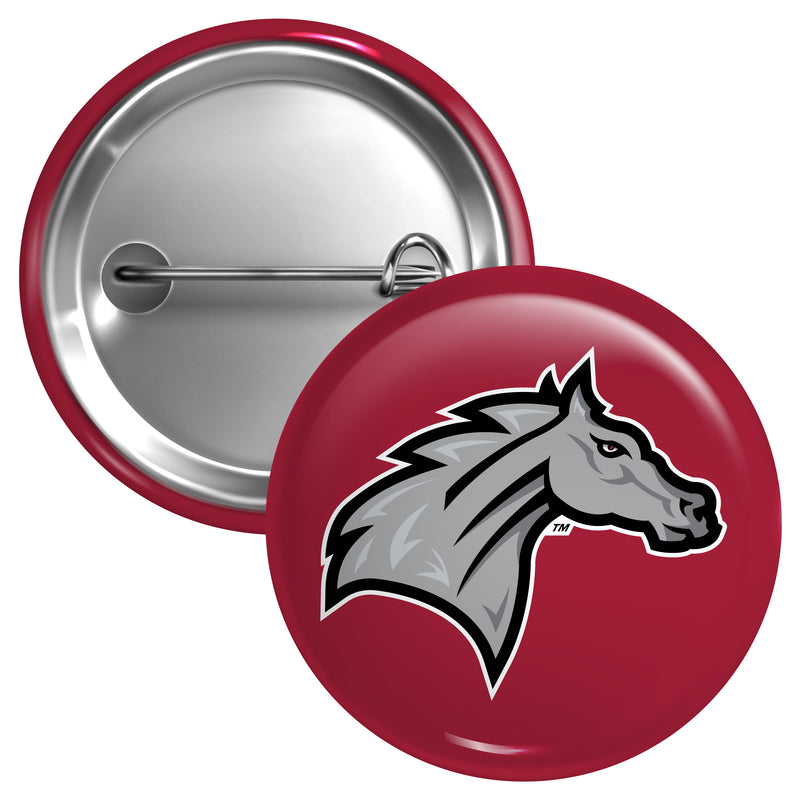 Rider University Broncs Small 1-Inch Button Pin Officially Licensed Collegiate Product Small