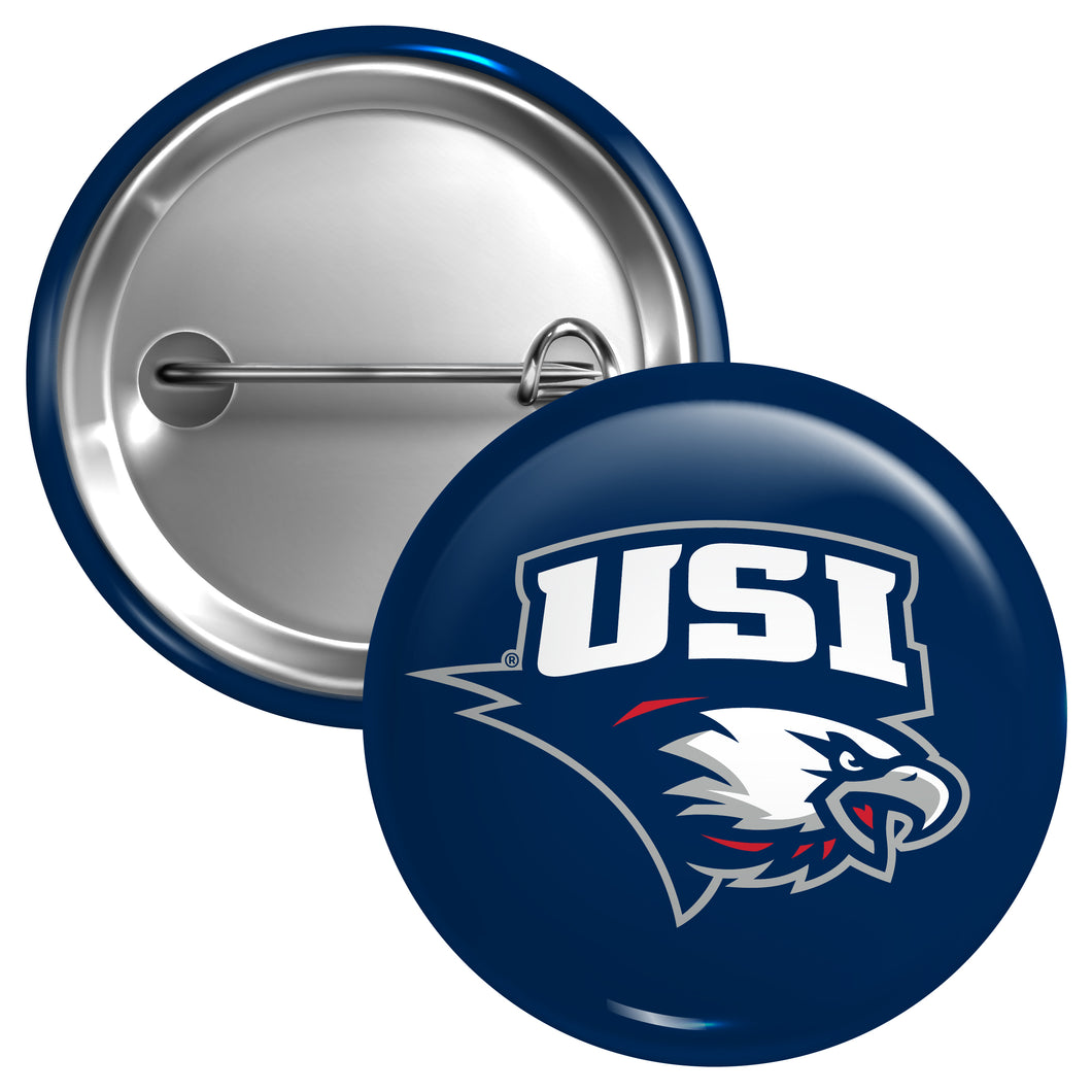 University of Southern Indiana Large 3-Inch Button Pin Officially Licensed Collegiate Product Large