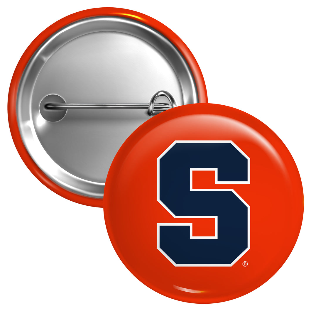 Syracuse Orange Small 1-Inch Button Pin Officially Licensed Collegiate Product Small