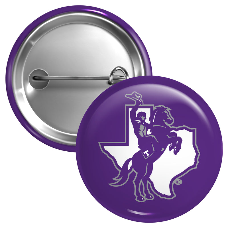 Tarleton State University Large 3-Inch Button Pin Officially Licensed Collegiate Product Large