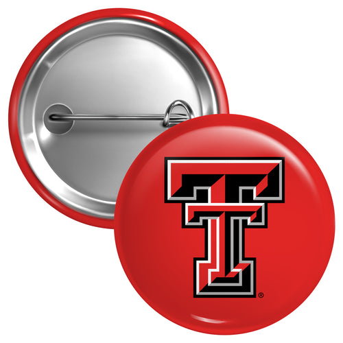 Texas Tech Red Raiders Large 3-Inch Button Pin Officially Licensed Collegiate Product Large