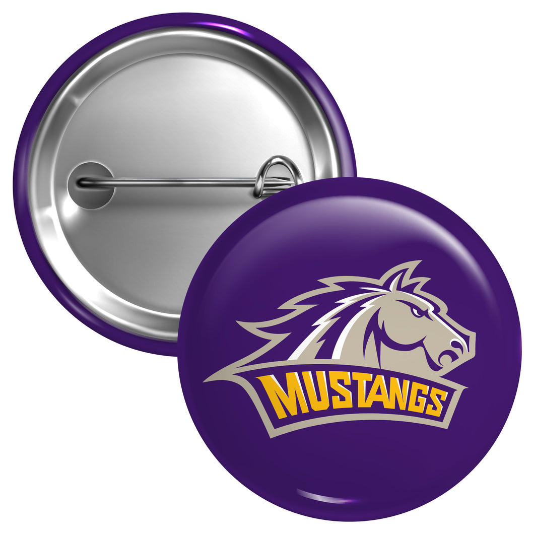 Western New Mexico University Button Pin Officially Licensed - 3 Size Options Small (1-Inch)