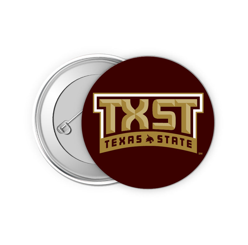 Texas Tech Red Raiders Medium 2-Inch Button Pin 4 Pack Officially Licensed Collegiate Product 