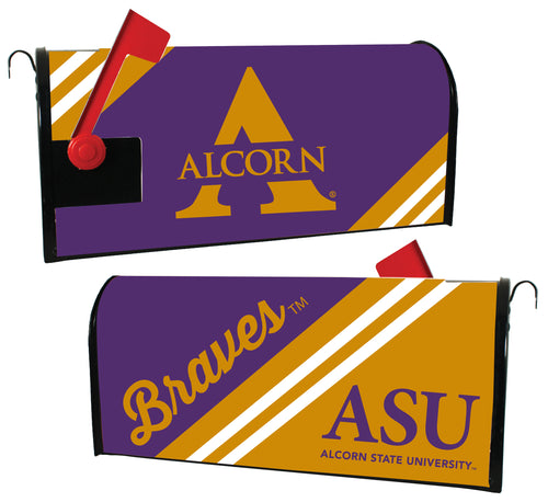 Alcorn State Braves Magnetic Mailbox Cover Officially Licensed Collegiate Product 