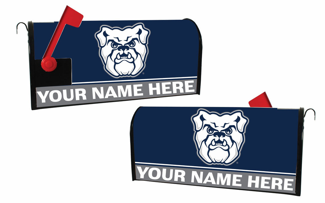 Butler Bulldogs NCAA Officially Licensed Mailbox Cover Customizable With Your Name