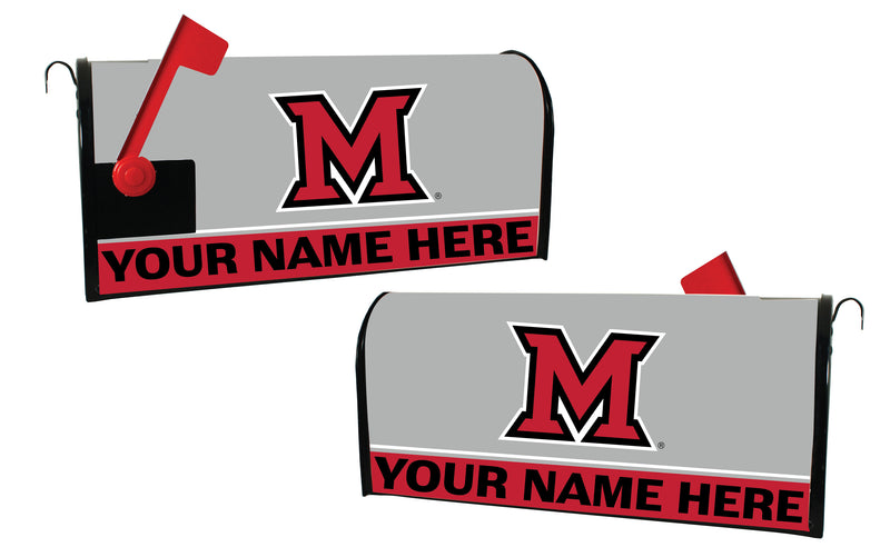 Miami University of Ohio Customizable Mailbox Cover Officially Licensed Collegiate