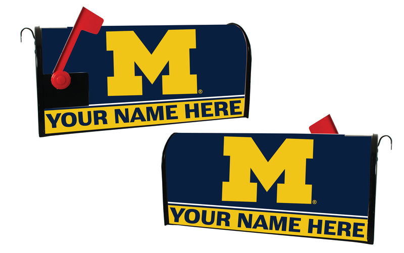 Michigan Wolverines Customizable Mailbox Cover Officially Licensed Collegiate