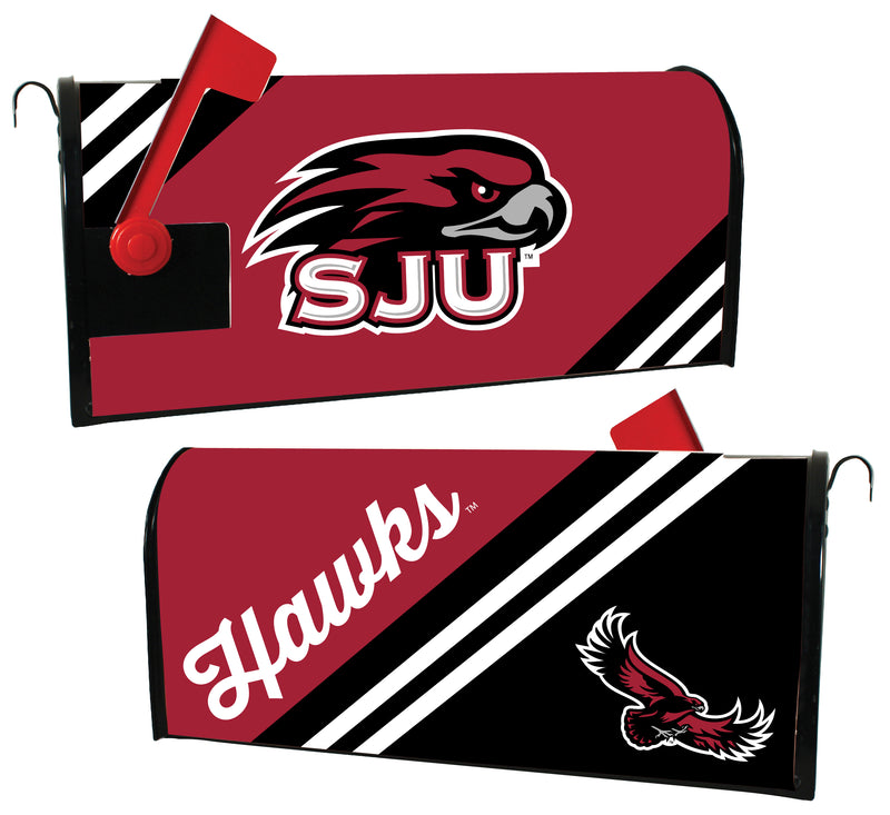 St. Joseph's University Hawks Customizable Mailbox Cover Officially Licensed Collegiate