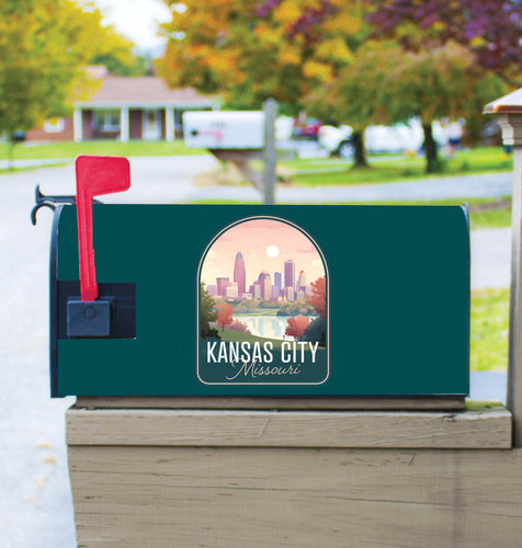 Kansas City Missouri Design B Souvenir Magnetic Mailbox Cover
