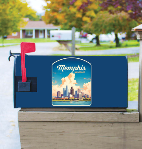 Memphis Tennessee Design A Souvenir Magnetic Mailbox Cover
