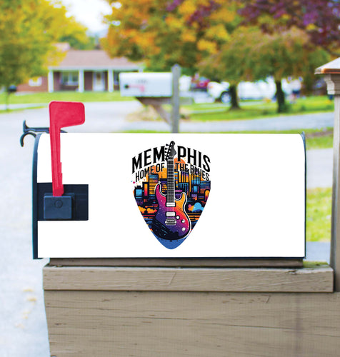 Memphis Tennessee Design B Souvenir Magnetic Mailbox Cover