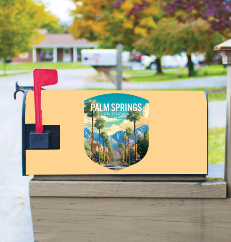 Palm Springs California Design A Souvenir Magnetic Mailbox Cover 