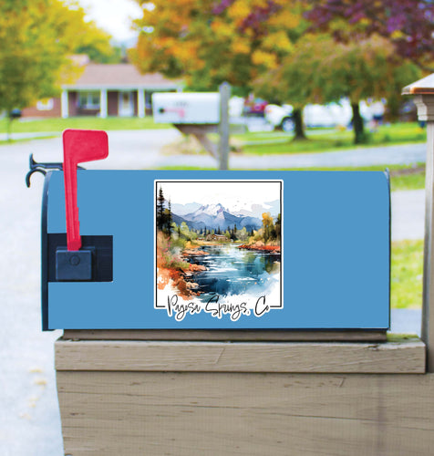 Pagosa Springs Colorado Design A Souvenir Magnetic Mailbox Cover 