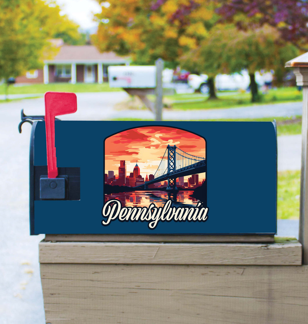 Pennsylvania Design A Souvenir Magnetic Mailbox Cover 
