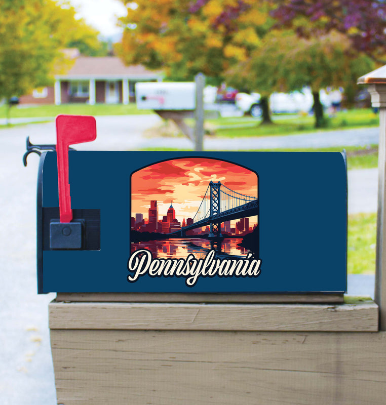 Pennsylvania Design A Souvenir Magnetic Mailbox Cover 