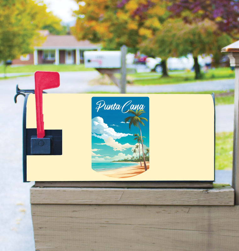 Punta Cana Dominican Republic Design D Souvenir Magnetic Mailbox Cover 
