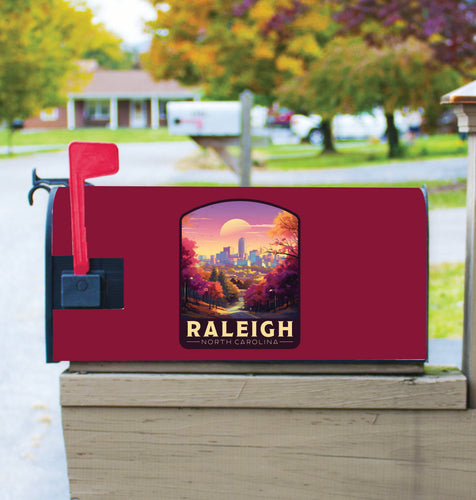 Raleigh North Carolina City of Oaks Design Souvenir Magnetic Mailbox Cover 